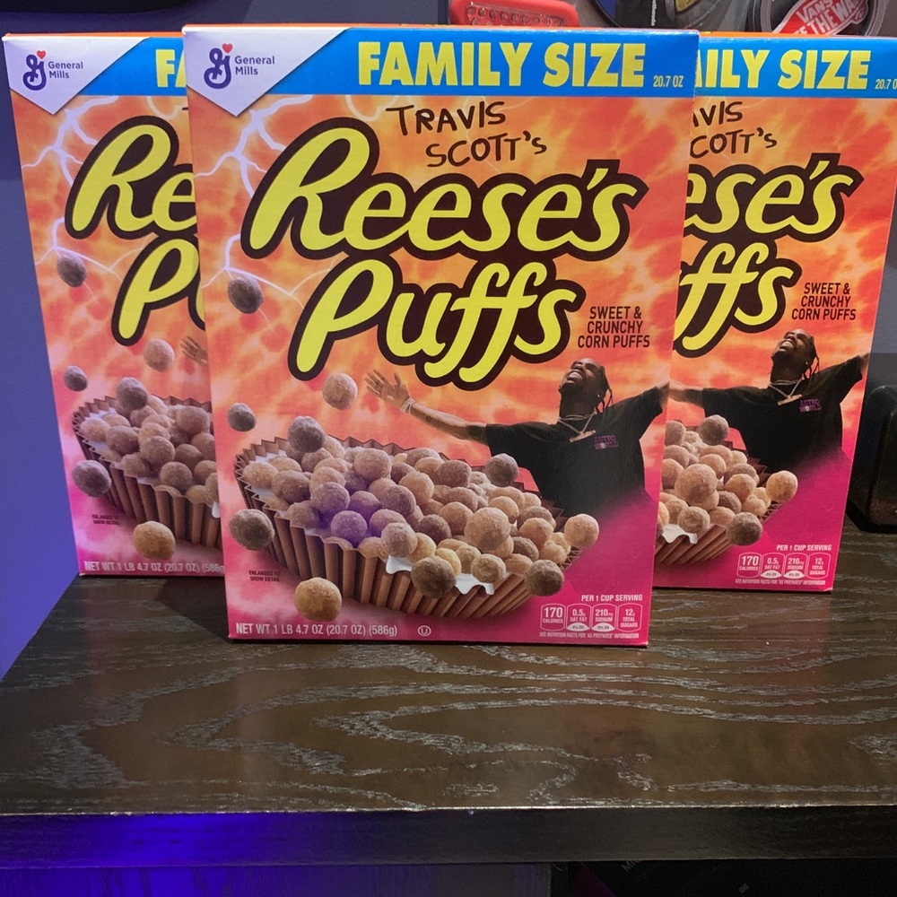 special edition Reese’s puff travis Scott cereal